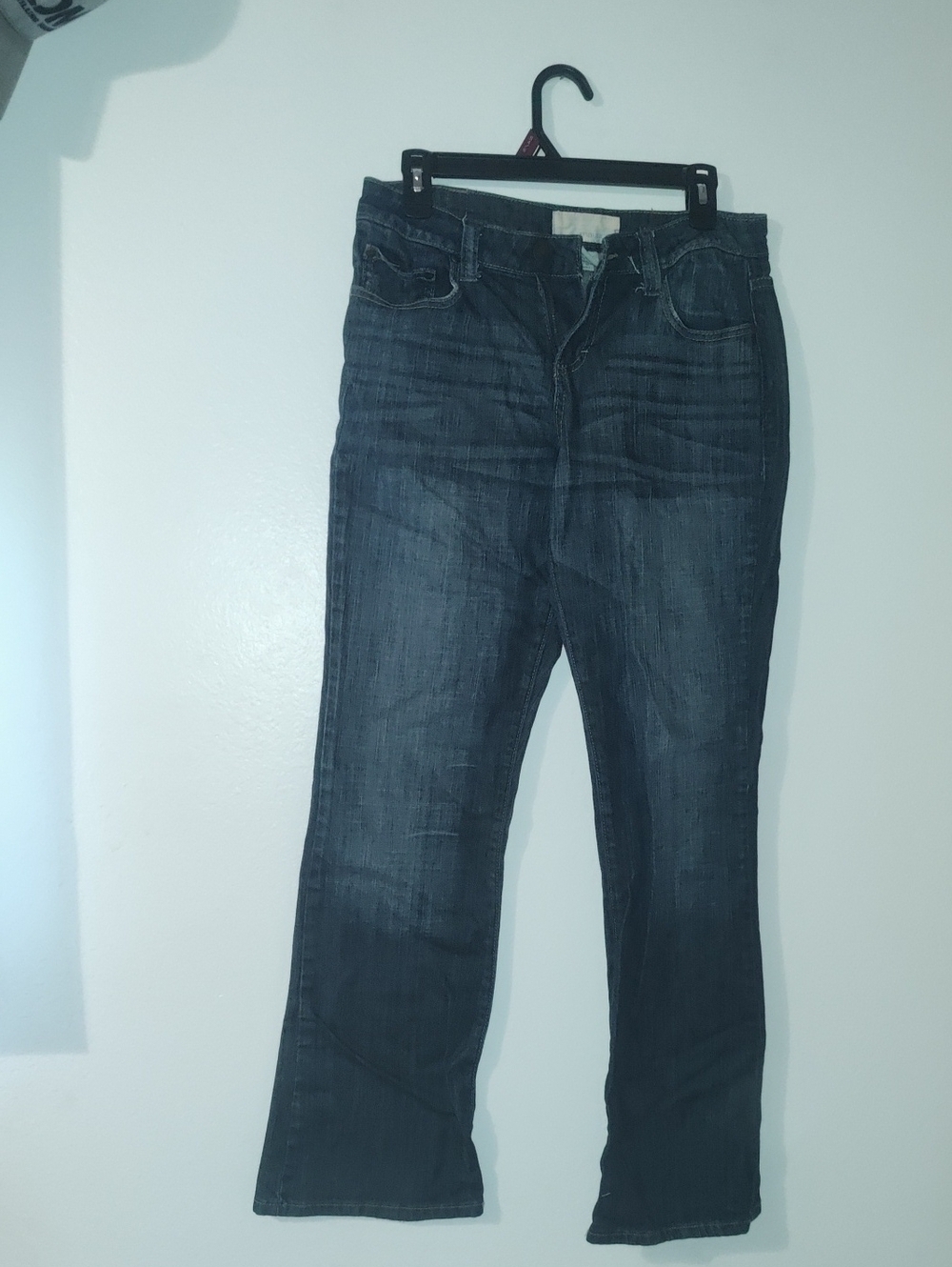 Maurices Women's Straight-Leg Dark Blue Jeans